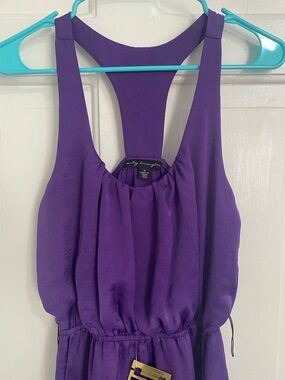 Purple Racerback Summer Dress